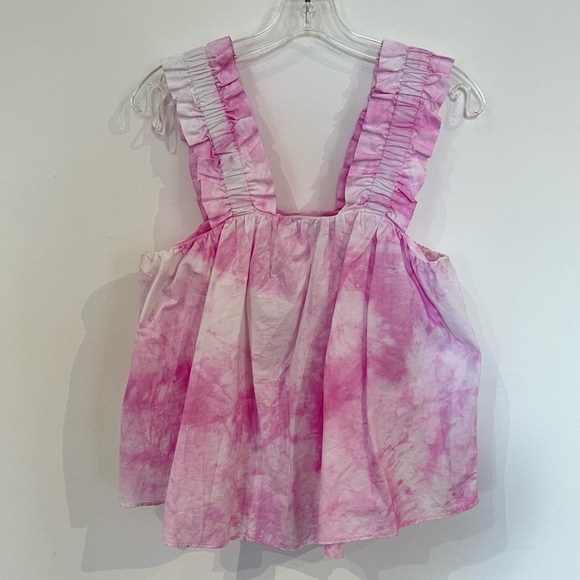 Zara Tie Dye Poplin Top - Picture 4 of 6